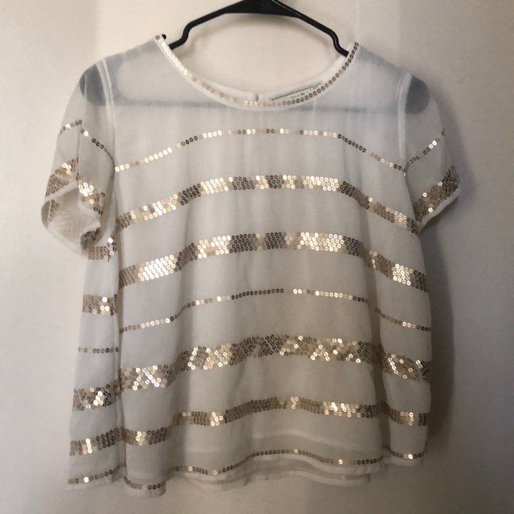 Abercrombie & Fitch sheer crop